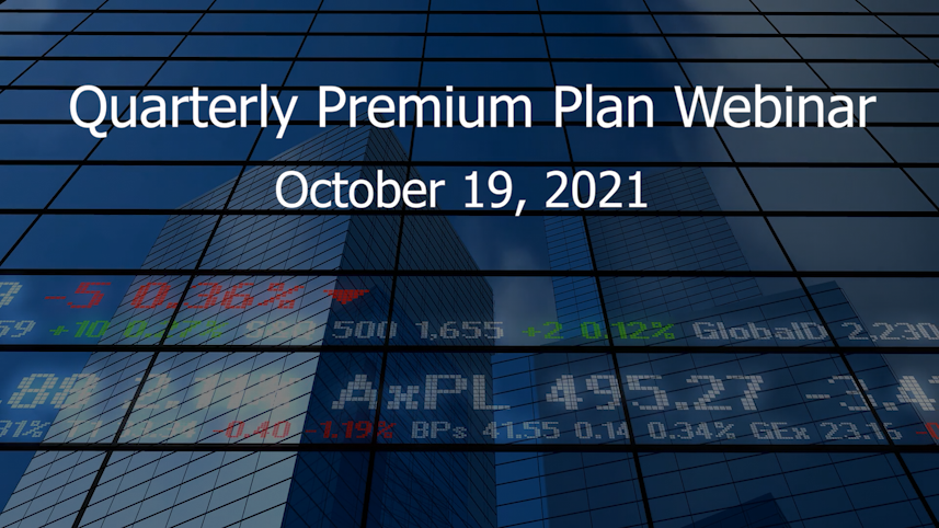 The Recording of the Elliott Wave Plus Quarterly Premium Plan Webinar – October 19, 2021